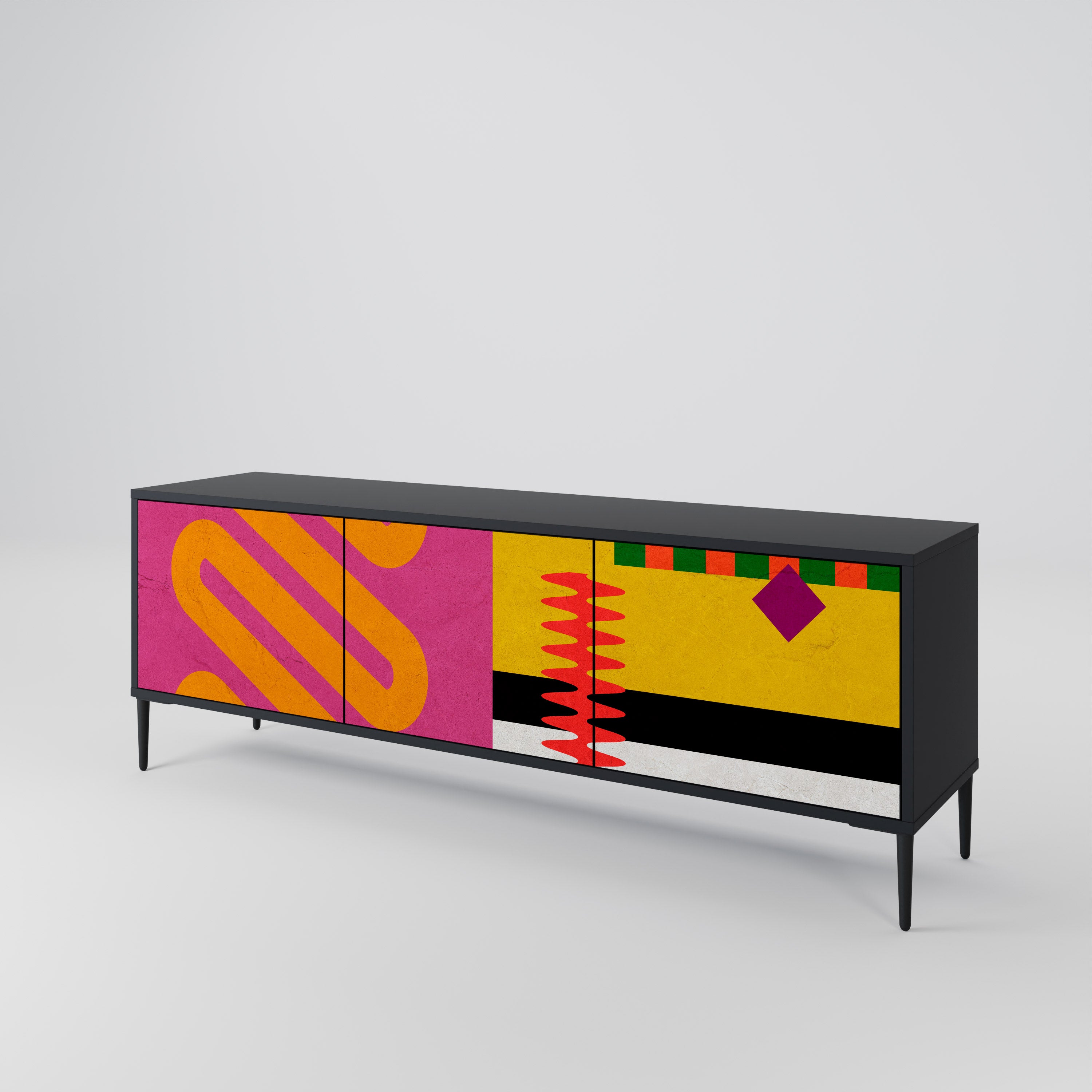 VIVID ART 3-türiges TV-Lowboard