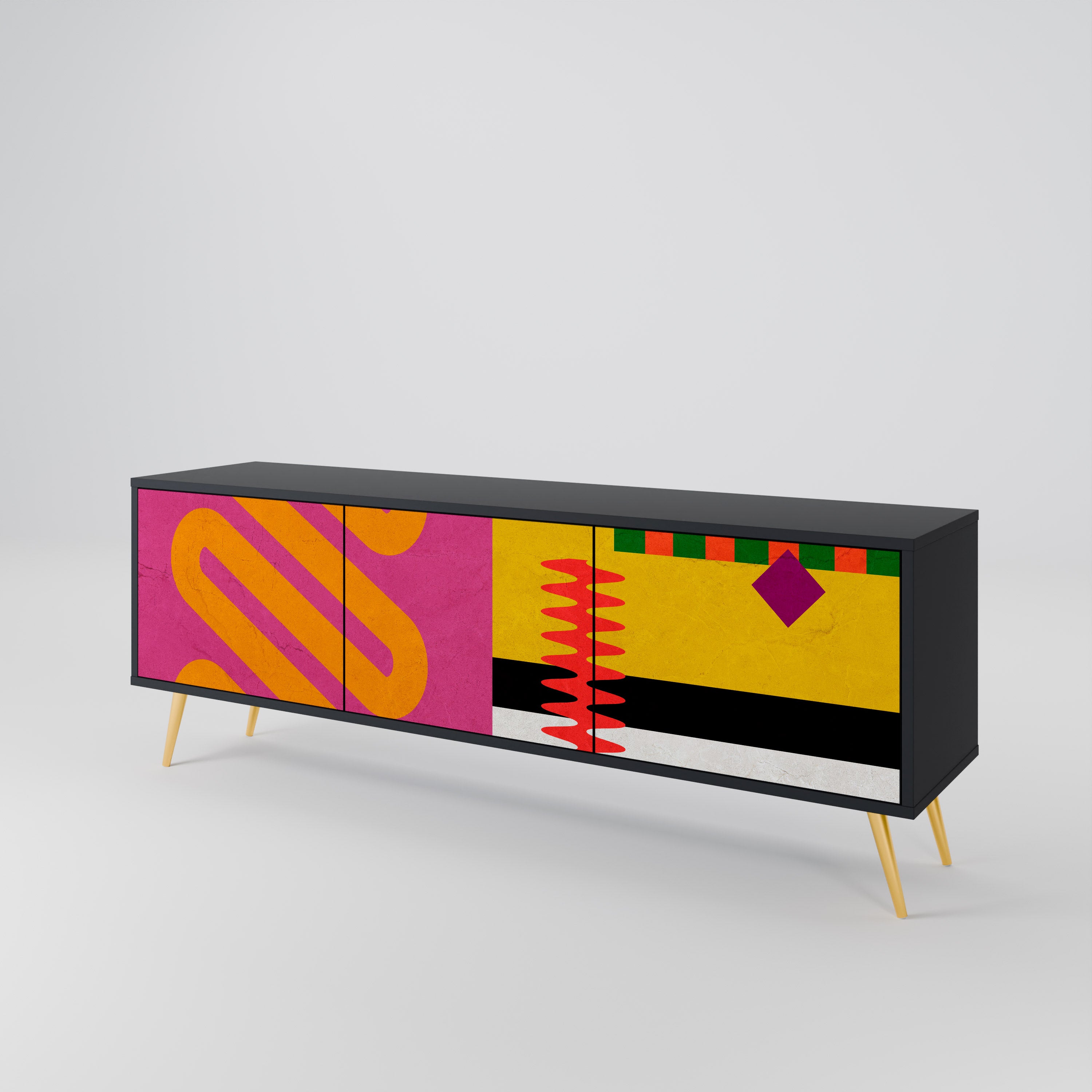 VIVID ART 3-türiges TV-Lowboard