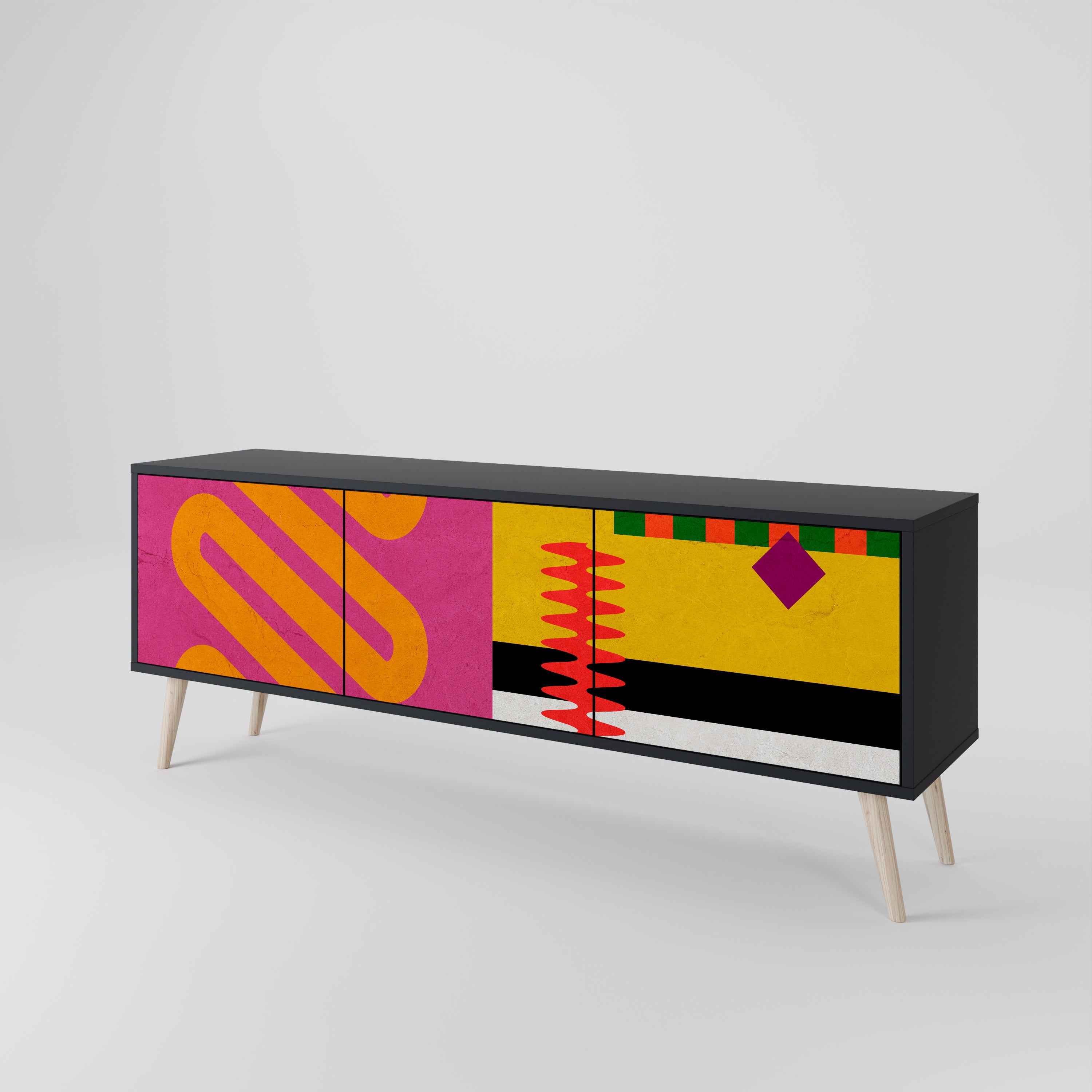 VIVID ART 3-türiges TV-Lowboard