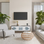 WONDERLAND VEGETATION TV-Lowboard mit 3 Türen in Schwarz