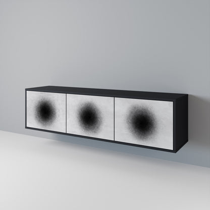 BLACK HOLE 3-türiges TV-Lowboard