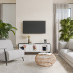 COLORFUL SHAPES TV-Lowboard mit 3 Türen in Schwarz