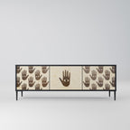 SEE MORE TV-Lowboard mit 3 Türen in Schwarz