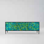 NOSTALGIC MEMORIES TV-Lowboard mit 3 Türen in Schwarz