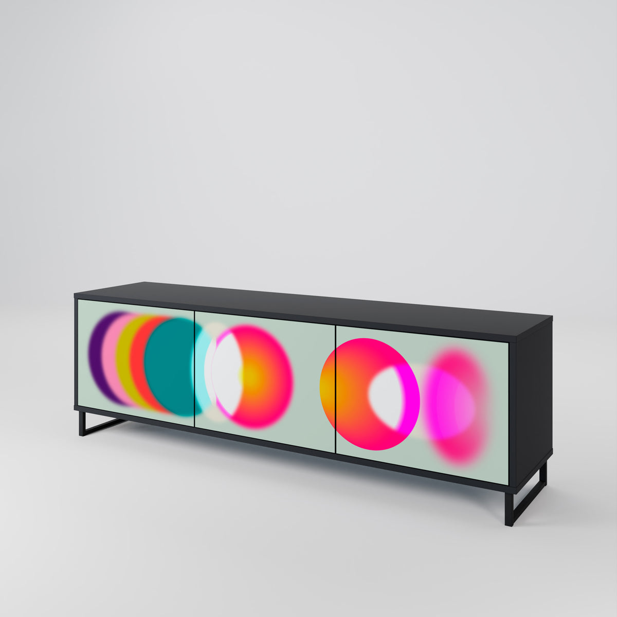 SYMPHONY OF COLORS 3-türiges TV-Lowboard