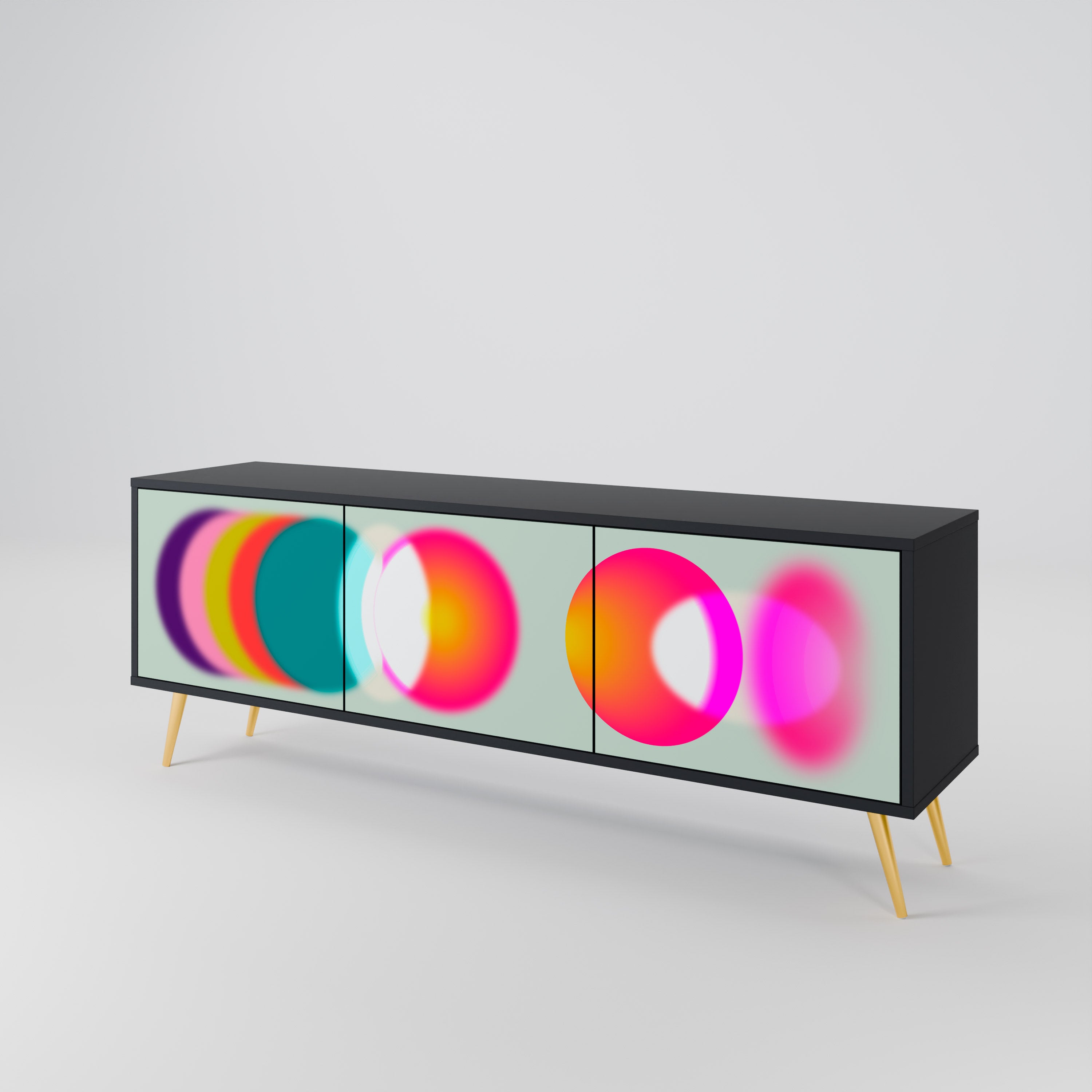 SYMPHONY OF COLORS 3-türiges TV-Lowboard