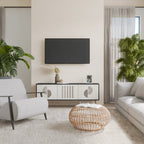 HARMONY ESSENCE TV-Lowboard mit 3 Türen in Schwarz