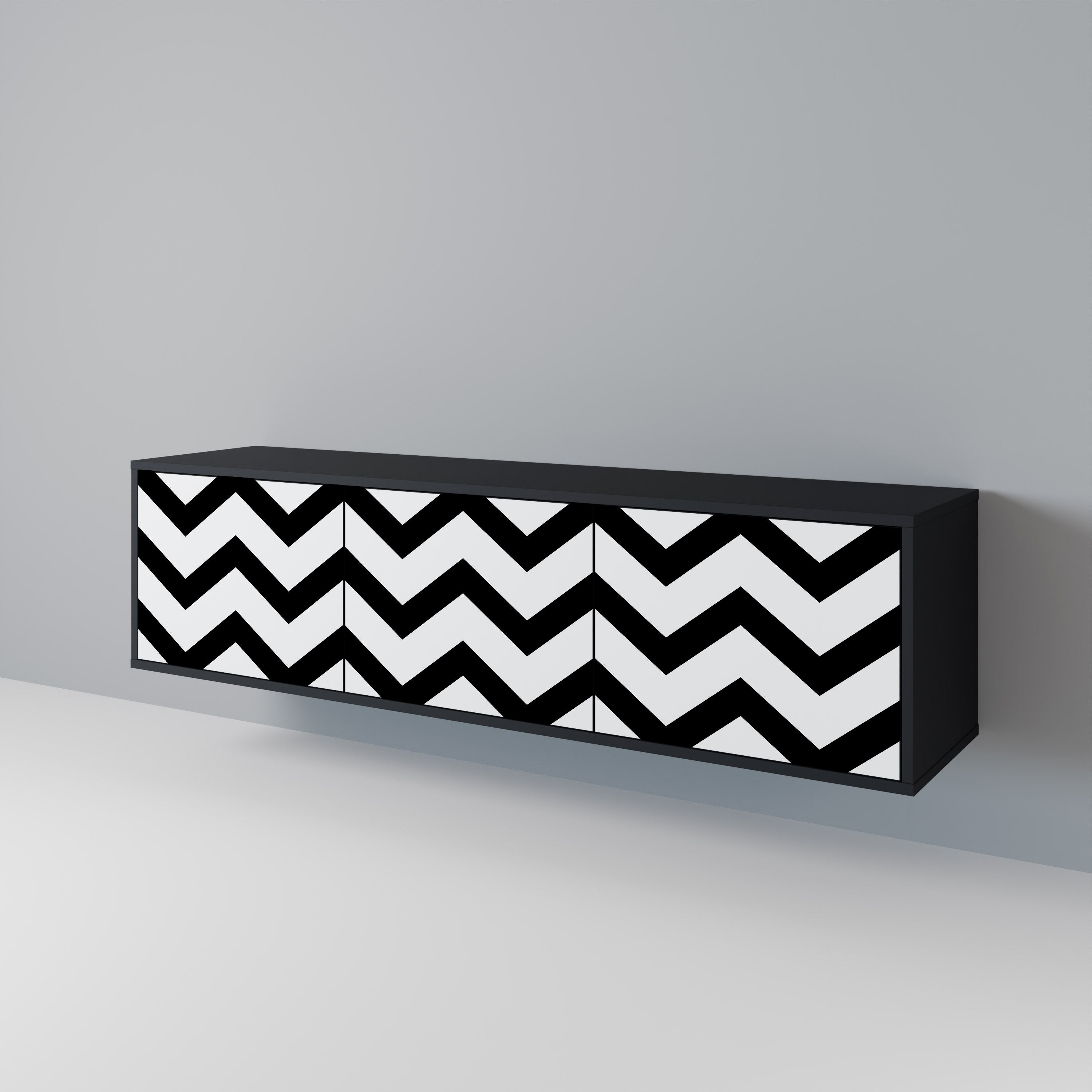 CLASSIC ZIG ZAG 3-türiges TV-Lowboard