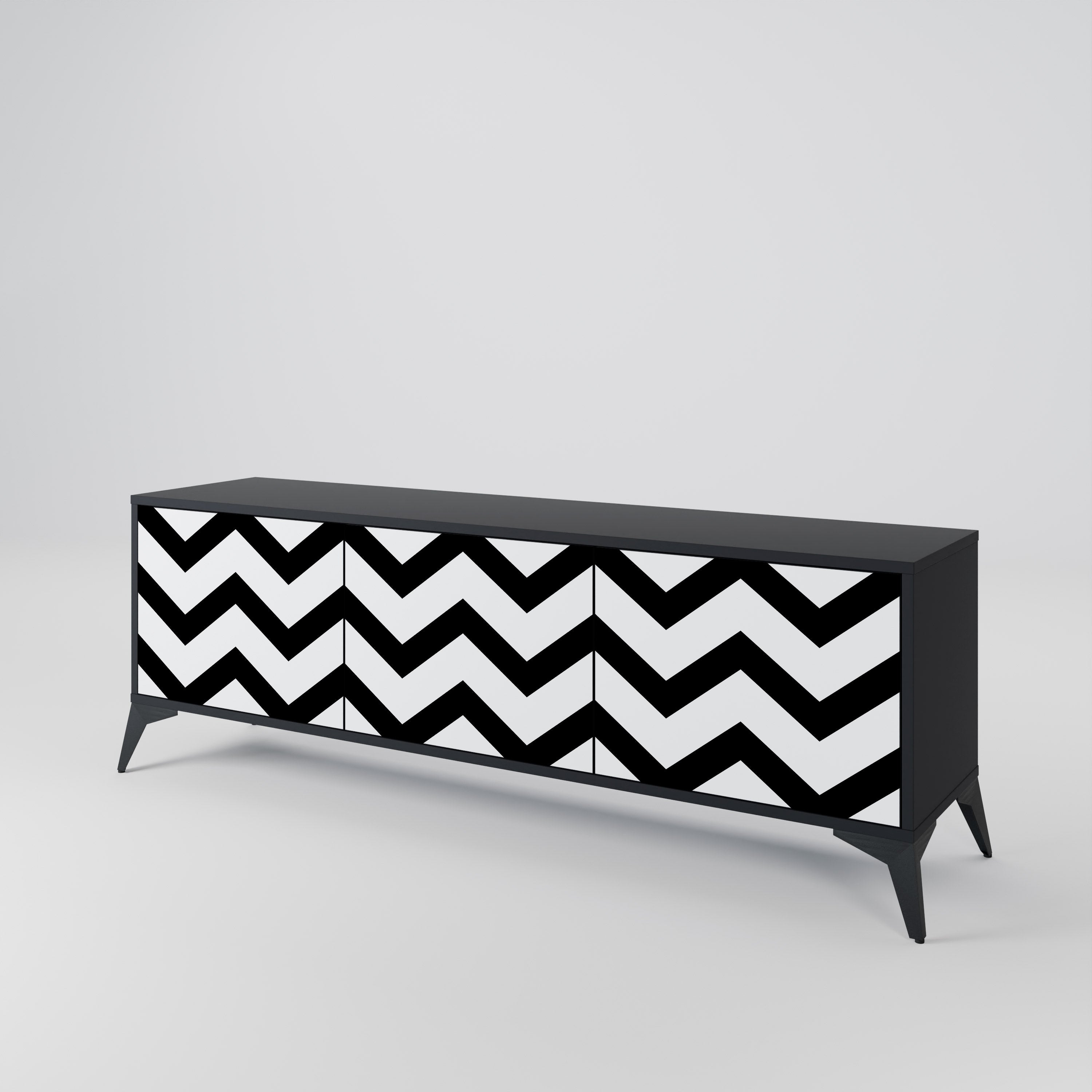 CLASSIC ZIG ZAG 3-türiges TV-Lowboard