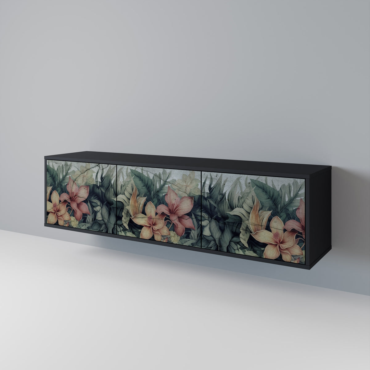 HEAVENLY BLOOM 3-türiges TV-Lowboard