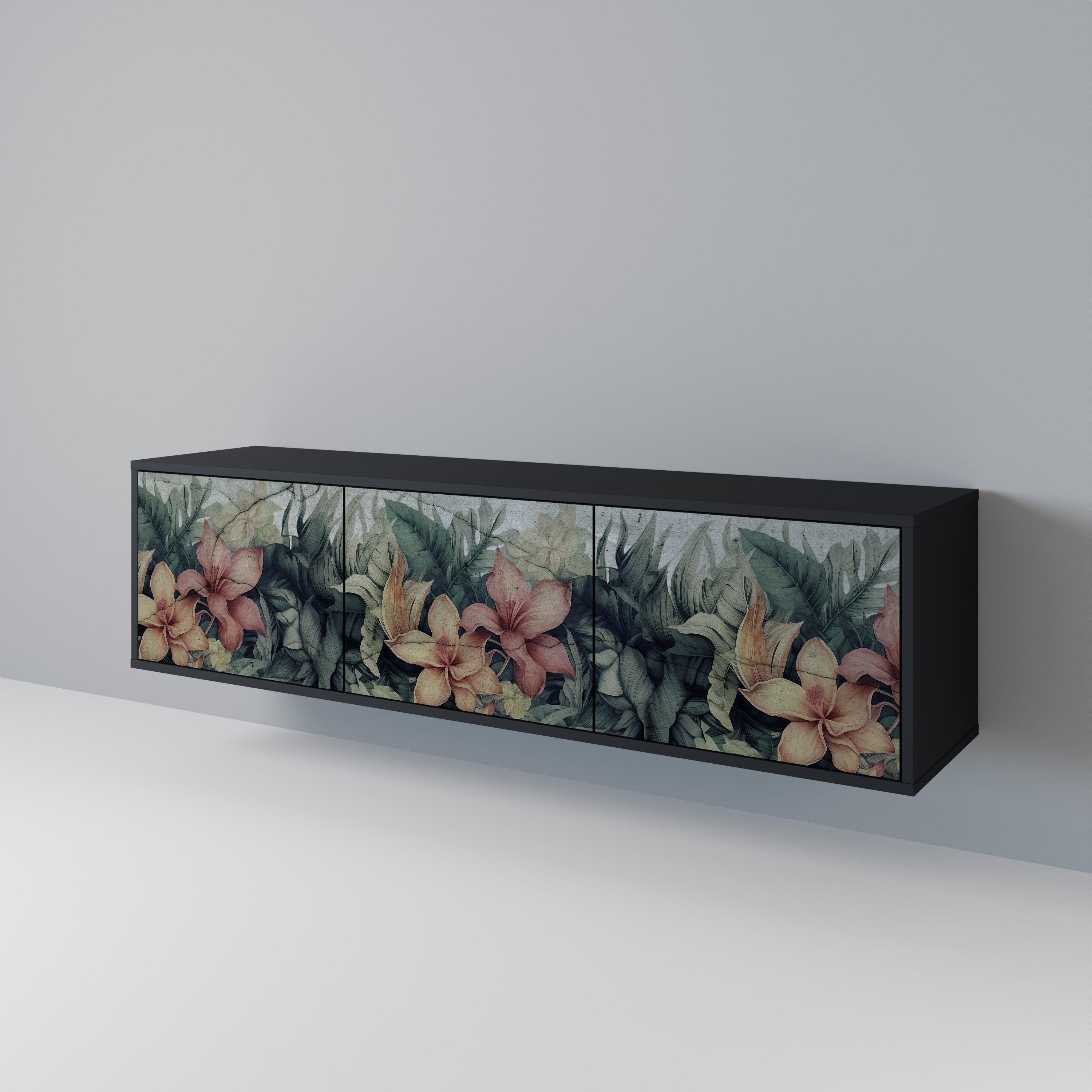 HEAVENLY BLOOM 3-türiges TV-Lowboard