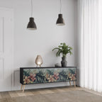 HEAVENLY BLOOM TV-Lowboard mit 3 Türen in Schwarz