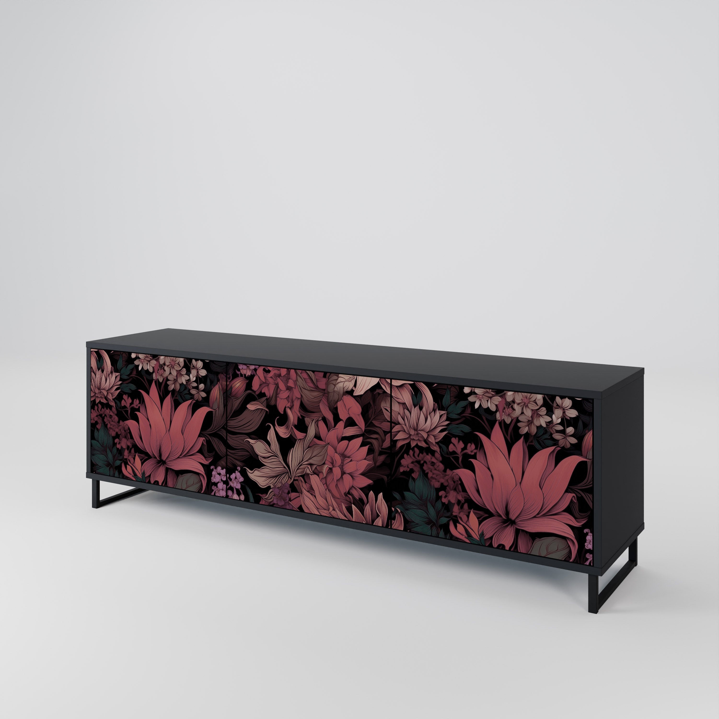 FLORAL WHISPER 3-türiges TV-Lowboard
