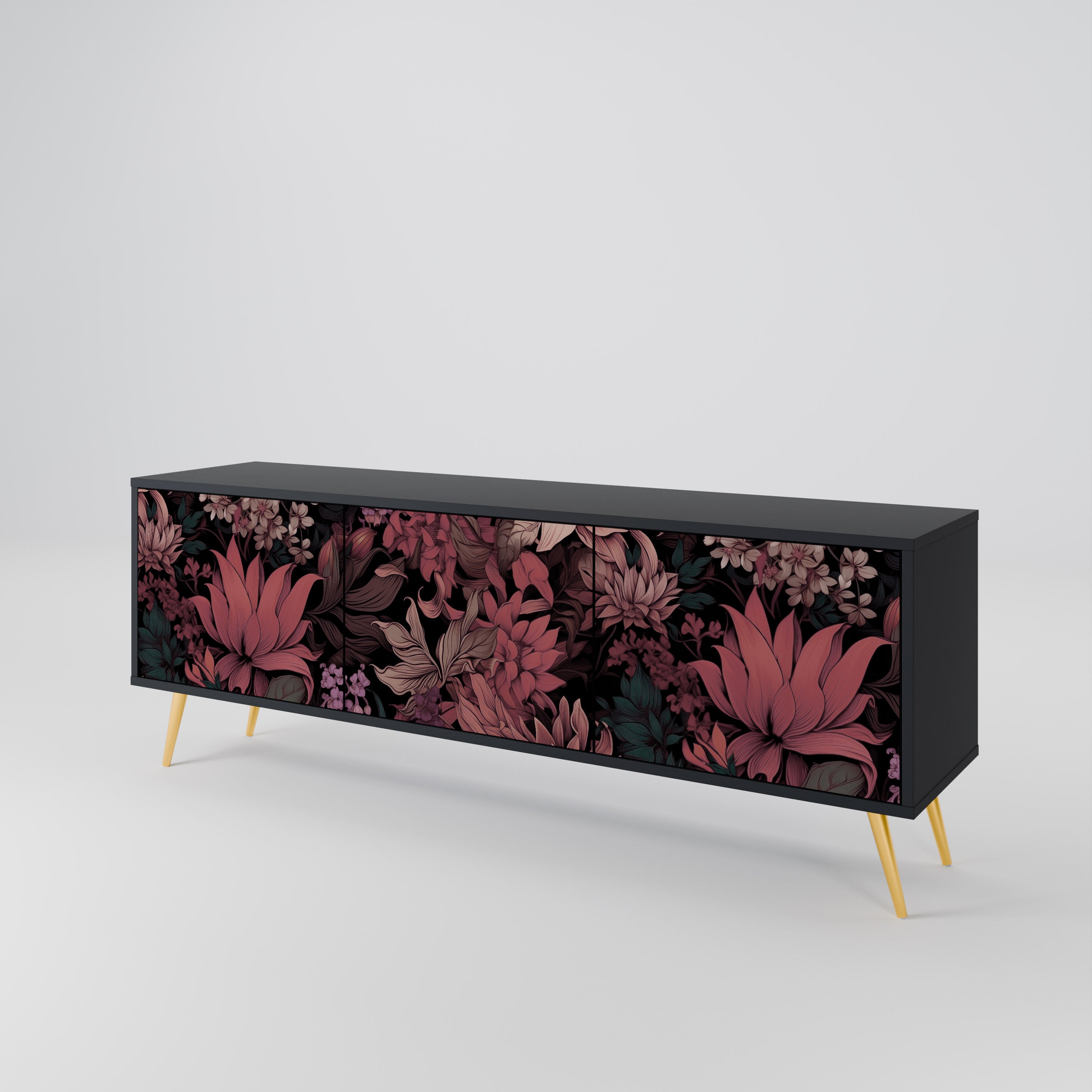 FLORAL WHISPER 3-türiges TV-Lowboard