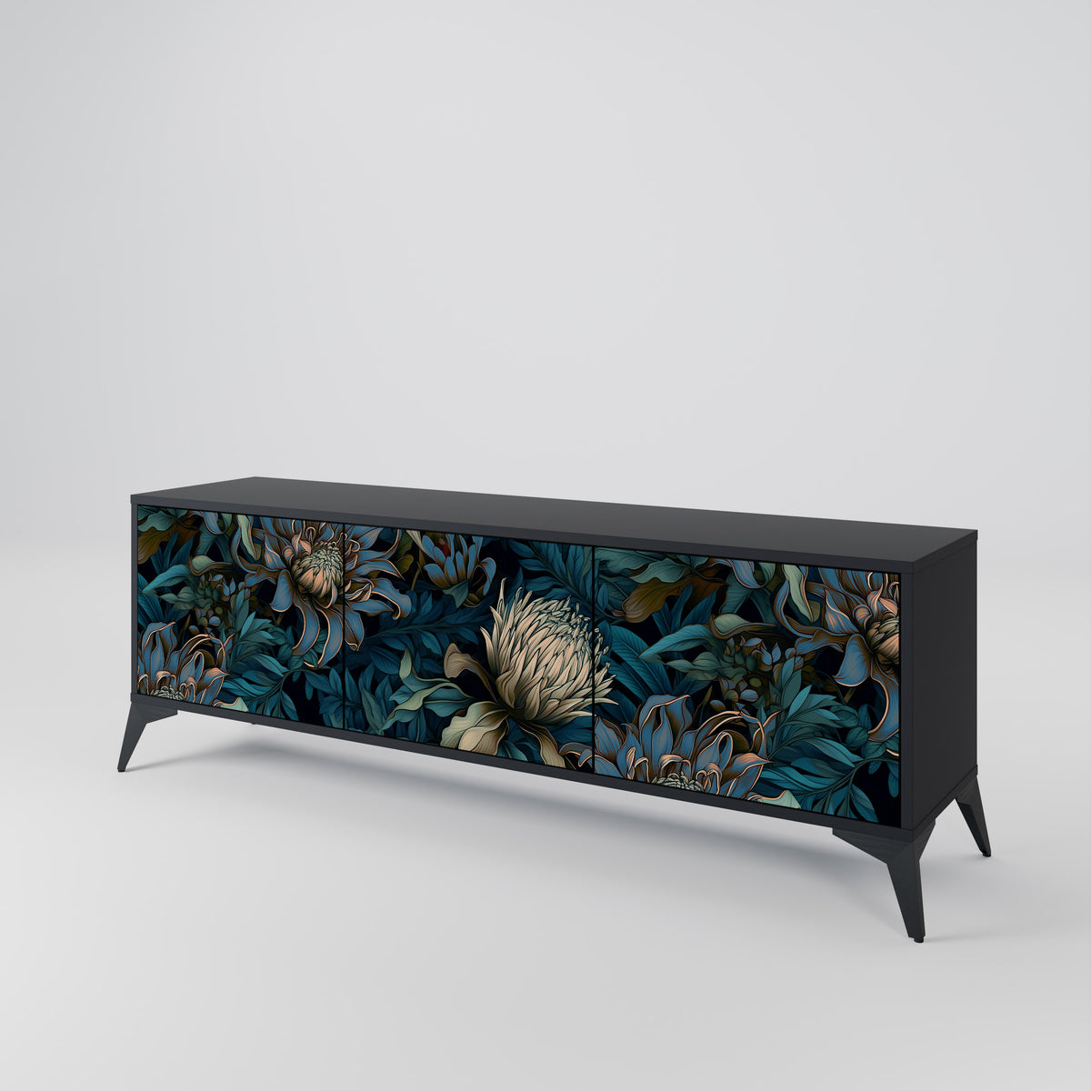 TWILIGHT BLOOM 3-türiges TV-Lowboard
