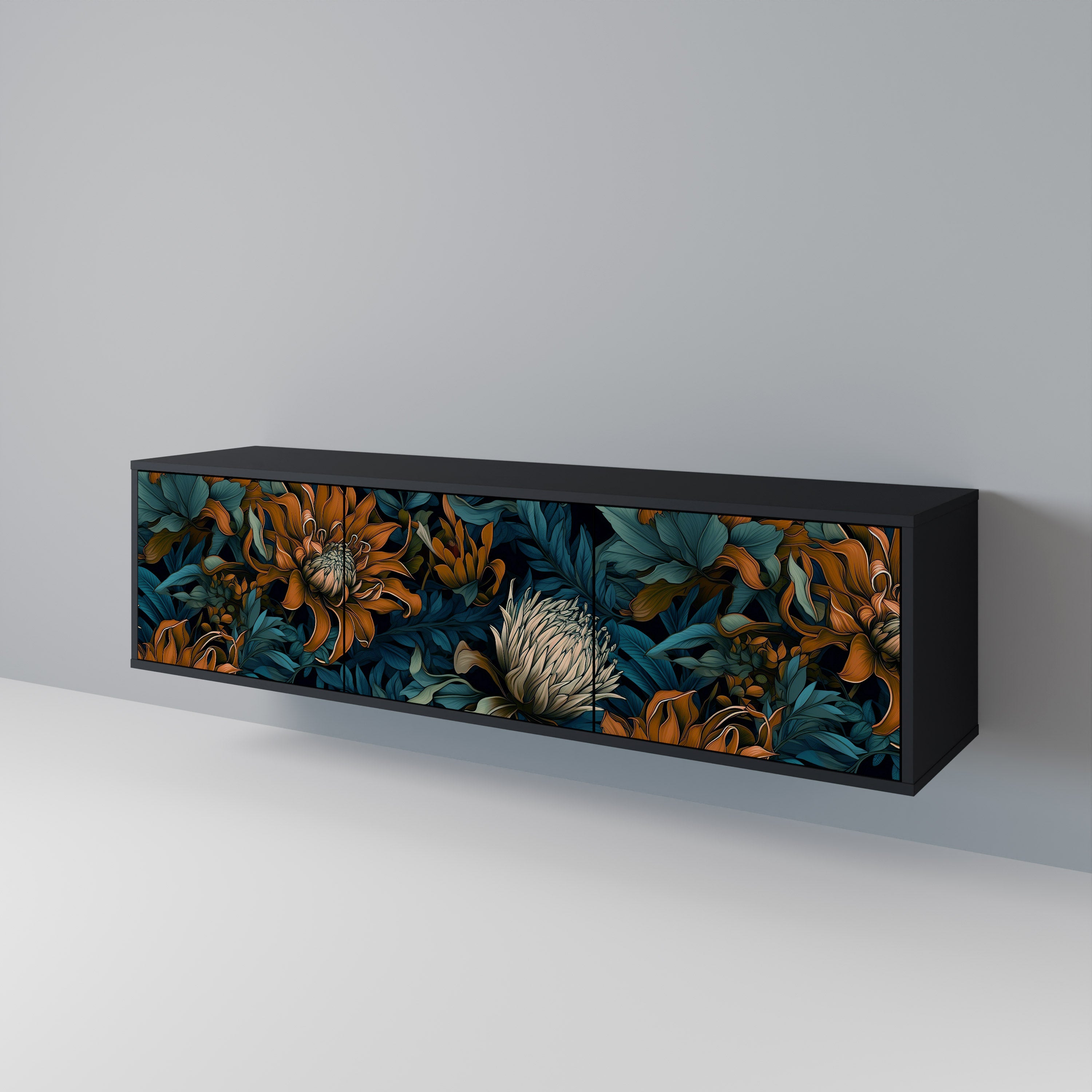 MORNING BLOOM 3-türiges TV-Lowboard