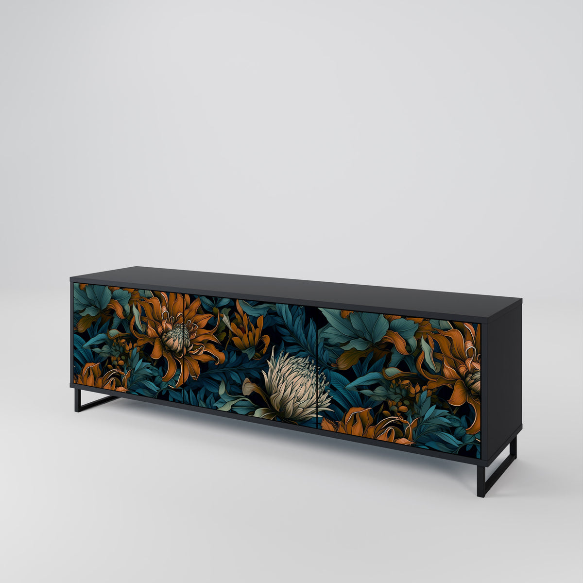 MORNING BLOOM 3-türiges TV-Lowboard