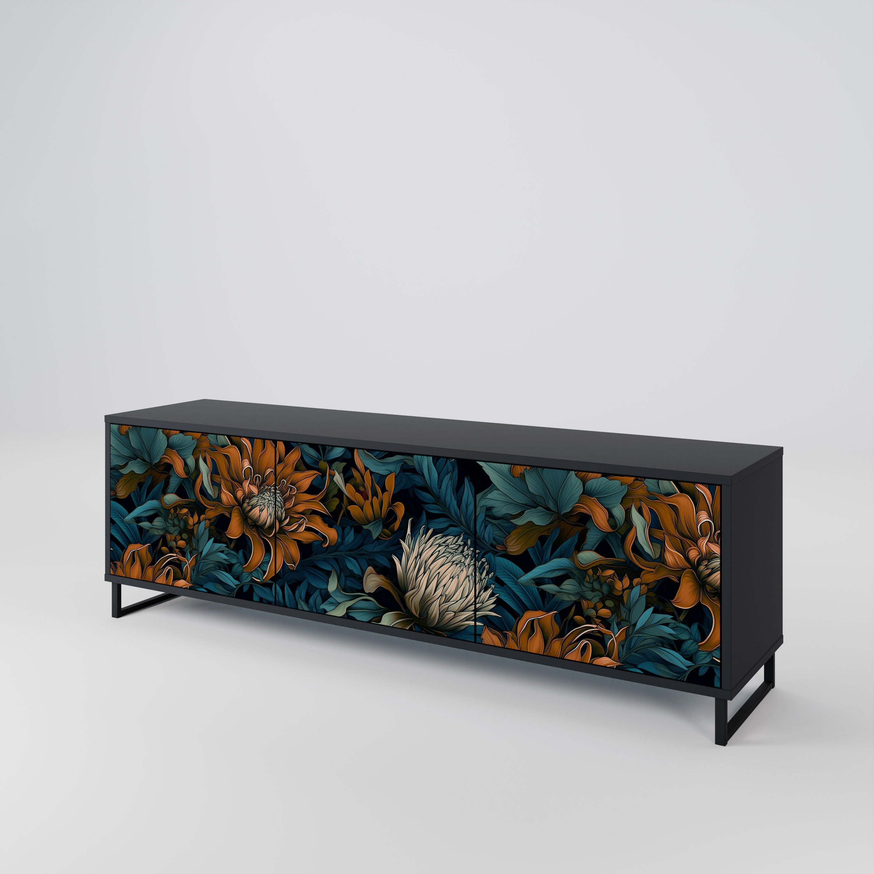 MORNING BLOOM 3-türiges TV-Lowboard
