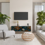 MORNING BLOOM TV-Lowboard mit 3 Türen in Schwarz