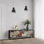 EPHEMERAL DAYS TV-Lowboard mit 3 Türen in Schwarz