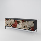 EPHEMERAL DAYS TV-Lowboard mit 3 Türen in Schwarz