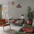 EPHEMERAL DAYS TV-Lowboard mit 3 Türen in Schwarz