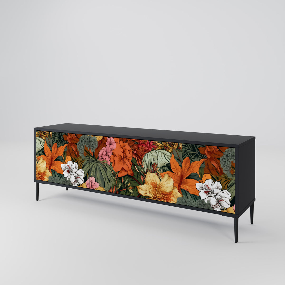 RADIANT FLORA 3-türiges TV-Lowboard