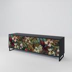 BOTANICAL EMERGENCE TV-Lowboard mit 3 Türen in Schwarz