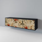 BLOOMING HARMONY TV-Lowboard mit 3 Türen in Schwarz