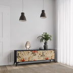 BLOOMING HARMONY TV-Lowboard mit 3 Türen in Schwarz