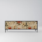 BLOOMING HARMONY TV-Lowboard mit 3 Türen in Schwarz