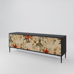 BLOOMING HARMONY TV-Lowboard mit 3 Türen in Schwarz