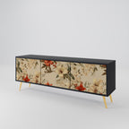 BLOOMING HARMONY TV-Lowboard mit 3 Türen in Schwarz