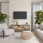 BLOOMING HARMONY TV-Lowboard mit 3 Türen in Schwarz