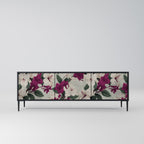 FLOWERET DREAM TV-Lowboard mit 3 Türen in Schwarz