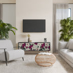 FLOWERET DREAM TV-Lowboard mit 3 Türen in Schwarz