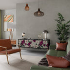 FLOWERET DREAM TV-Lowboard mit 3 Türen in Schwarz