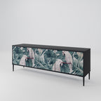 POPINJAY LOOK TV-Lowboard mit 3 Türen in Schwarz