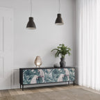 POPINJAY LOOK TV-Lowboard mit 3 Türen in Schwarz