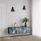 POPINJAY LOOK TV-Lowboard mit 3 Türen in Schwarz