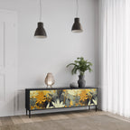 SUNKISSED LILY TV-Lowboard mit 3 Türen in Schwarz