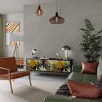 SUNKISSED LILY TV-Lowboard mit 3 Türen in Schwarz