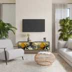 SUNKISSED LILY TV-Lowboard mit 3 Türen in Schwarz