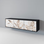 WILD TENDERNESS TV-Lowboard mit 3 Türen in Schwarz