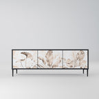 WILD TENDERNESS TV-Lowboard mit 3 Türen in Schwarz