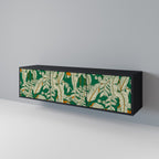 VERDANT PLEASURES TV-Lowboard mit 3 Türen in Schwarz