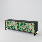 VERDANT PLEASURES TV-Lowboard mit 3 Türen in Schwarz