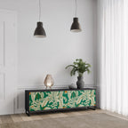 VERDANT PLEASURES TV-Lowboard mit 3 Türen in Schwarz