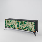 VERDANT PLEASURES TV-Lowboard mit 3 Türen in Schwarz