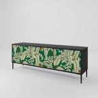 VERDANT PLEASURES TV-Lowboard mit 3 Türen in Schwarz